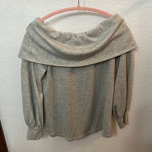 On or off the shoulder sweater